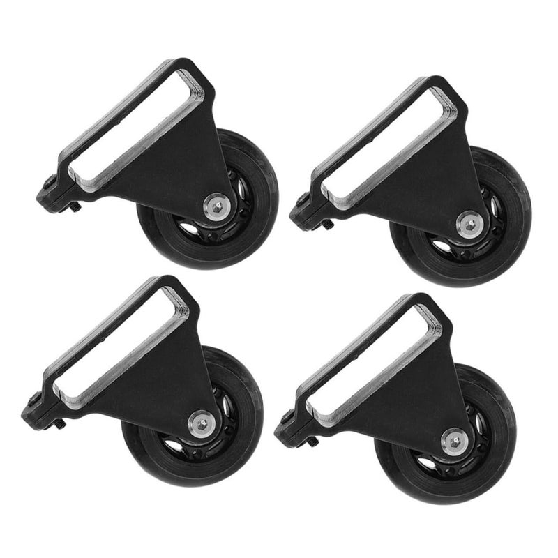 4Pcs Retractable Ladder Caster Wheels Extension Kit For Stable Noise Reduction Telescoping Accessories - Image 2