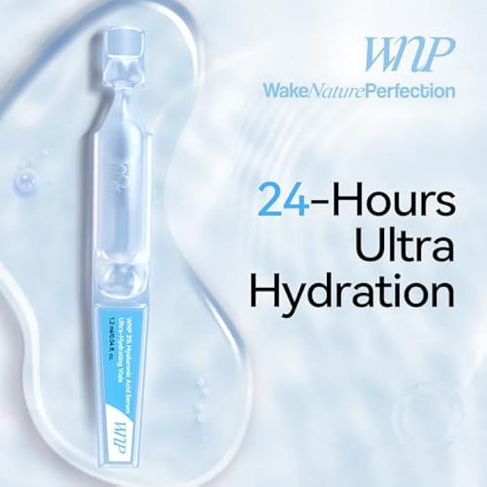 WNP serum set: Ultra Hydrating Serum 3% 4D Hyaluronic Acid +Emergency Repair Firming Oil-Suspension Serum Hydrating+Skin Repair|Single-Use Vials Skincare for Sensitiveskin 72ml - Image 2