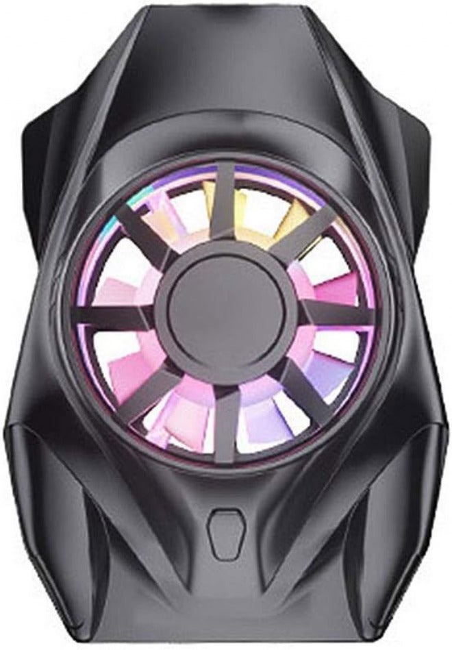 Mobile Phone Radiator Gaming Universal Colorful Dazzling Powered Cooling Fan for,Android Smartphones - Image 1