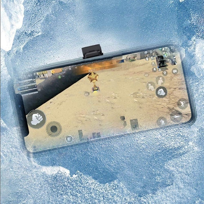 Mobile Phone Radiator Gaming Universal Colorful Dazzling Powered Cooling Fan for,Android Smartphones - Image 4