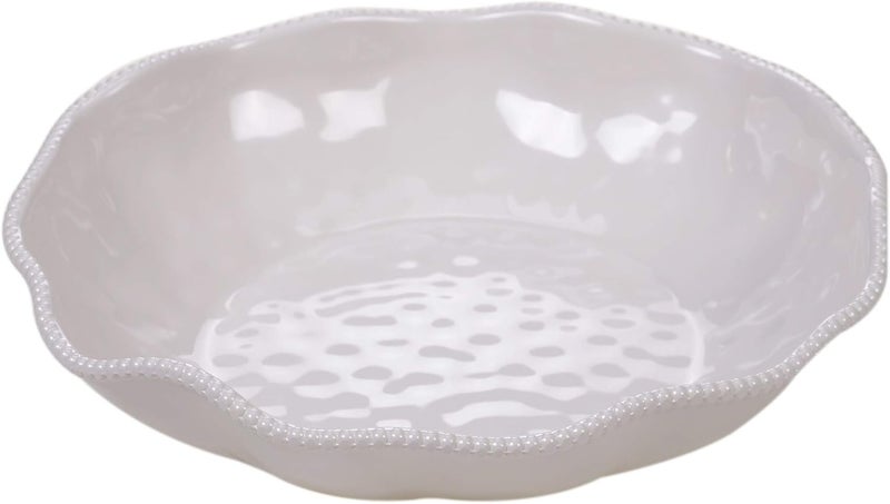 Certified International Perlette Cream Large Serving Bowl 1375 x 275
