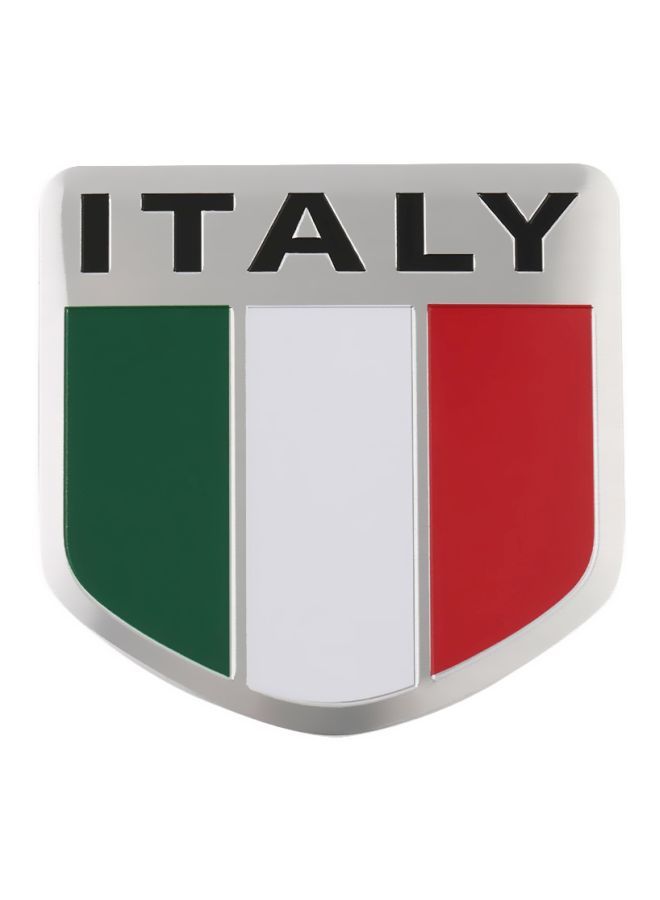 NIBEMINENT New Italian Flag Pattern Car Body Sticker - Image 1