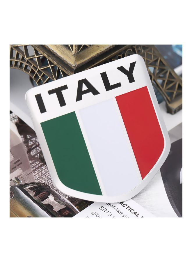NIBEMINENT New Italian Flag Pattern Car Body Sticker - Image 4
