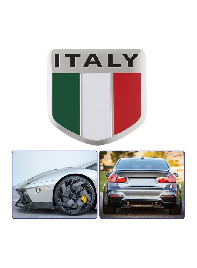 NIBEMINENT New Italian Flag Pattern Car Body Sticker - Image 3