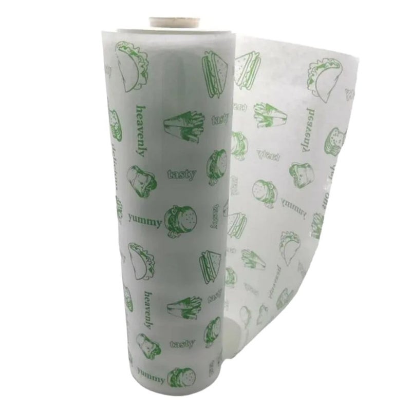 VUVAIL Vuvail Paper Roll for Kitchen Food Wrap 1kg Premium NonStick Butter Wrapping Used for Roti Parchment Paper for Kitchen Food Wrap Oil Absorption  - Image 3