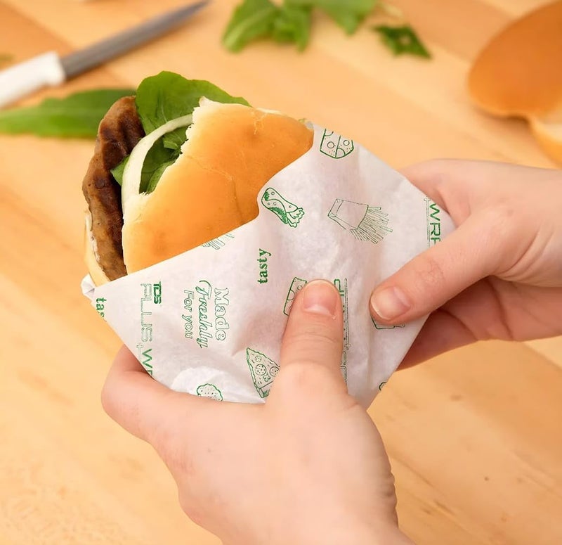 VUVAIL Vuvail Paper Roll for Kitchen Food Wrap 1kg Premium NonStick Butter Wrapping Used for Roti Parchment Paper for Kitchen Food Wrap Oil Absorption  - Image 4