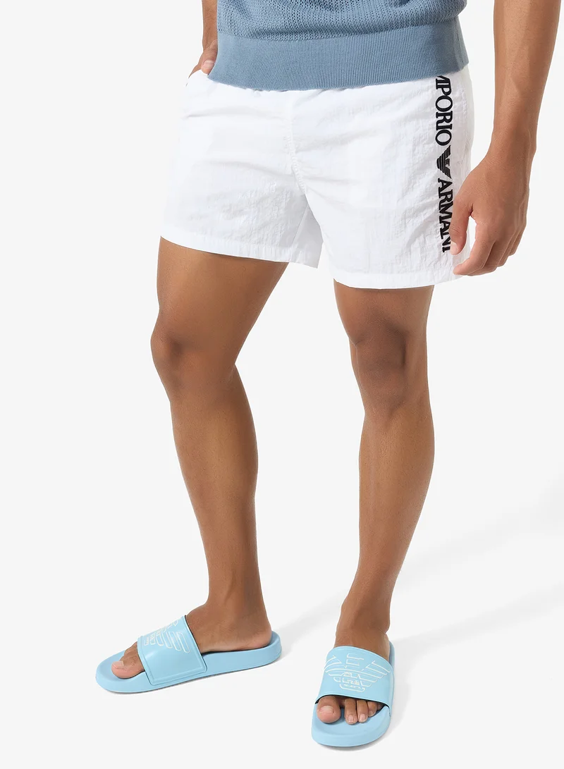 EMPORIO ARMANI  Casual Logo Slide for Men | Best Price UAE