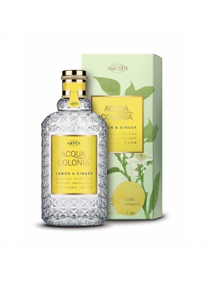 4711 Acqua Colonia Lemon and Ginger Eau de Cologne Spray, 5.7 Ounce - Image 1
