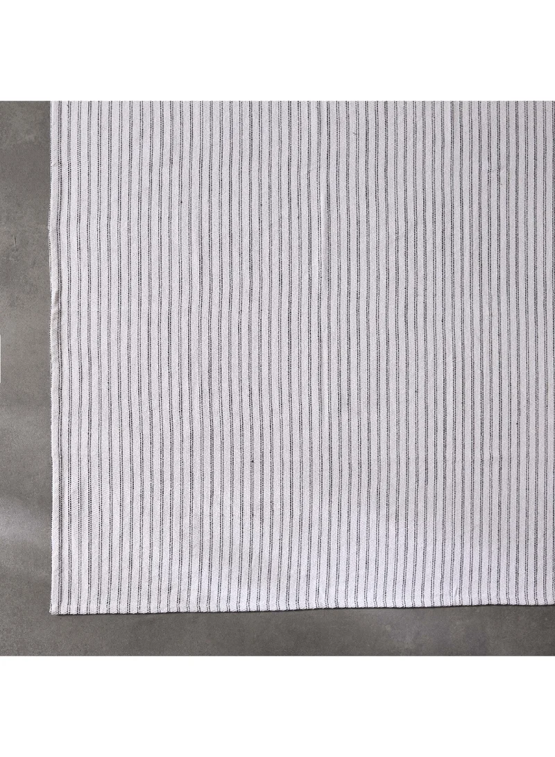 Home Box Allan Snow Recycled Cotton Dhurrie 150 x 80 cm