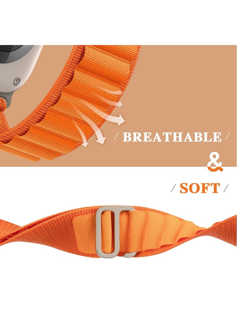 BORTONY Alpine Loop Compatible with Apple Watch Band 38mm 40mm 41mm for Women Men Rugged G-Hook and Adjustable Sport Watch Band for iwatch Ultra SE Series 8 7 6 5  - Image 3