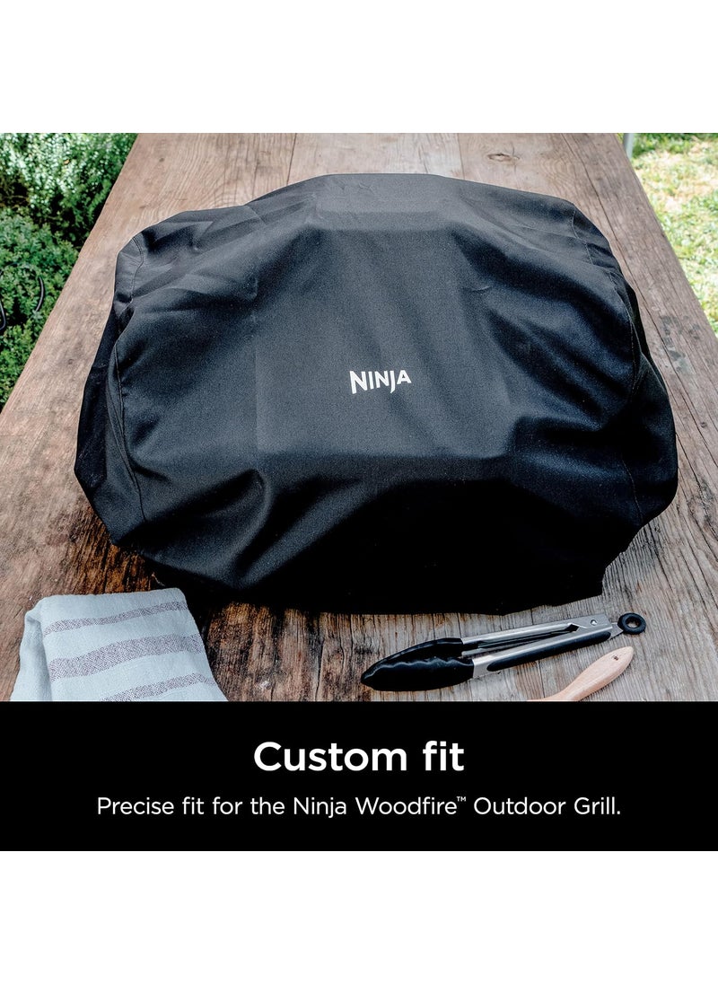 Ninja Ninja XSKCOVER Premium Outdoor Cover Compatible Woodfire Grills OG700 Series WaterResistant AntiFade Fabric Lightweight Black 19 x 24 x 13  - Image 3