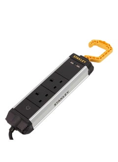 Stanley Stanley 2-Socket Power Bar W/2 USB Ports And Cable 