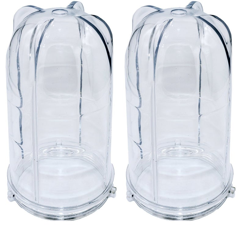 Blendin Replacement 16 Ounce Tall Jar Cups, Compatible with Magic Bullet Blender MB-1001, MB-1001B, MBR-1101, MBR-1701, MBR-1702, MBR-0301 250W Cup Diameter is 3.25" - Replacement Cup (2 Pack) - Image 1