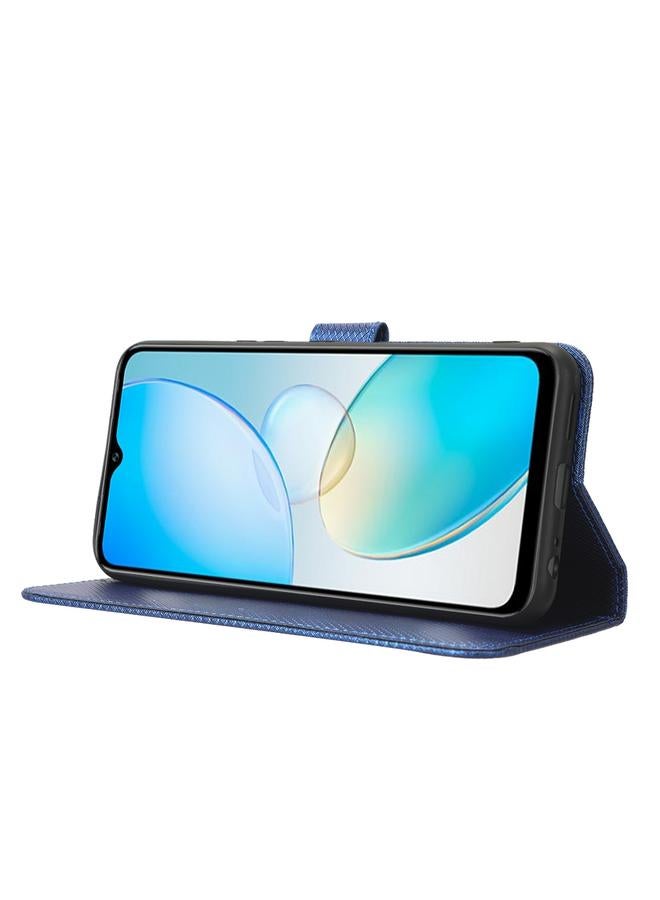 Zaboon Case For Infinix Hot 12 Pro X668C Diamond Texture Leather Phone Case - Image 4