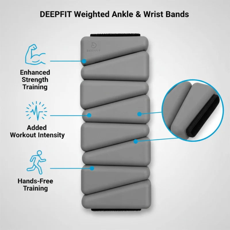 DEEPFIT Ankle/Wrist weight band Brown