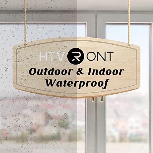 HTVRONT Permanent Vinyl Roll, 2 Rolls 12" x 14FT Black & White Adhesive Vinyl Compatible with Cricut Cutting Machine, Silhouette Easy to Weed & Transfer - Image 4