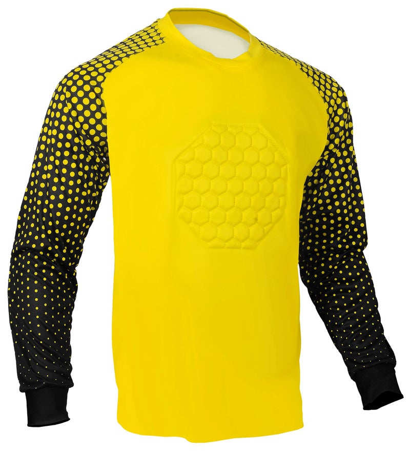 Total Soccer Factory Soccer Goalie Shirt (Yellow, Youth Large) - Image 1