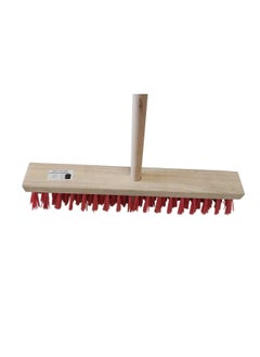 LACOT GENERAL TRADING LLC Lacot 24" Wooden Sweeping Brush Broom Head with 120cms Handle without Thread  - Image 2