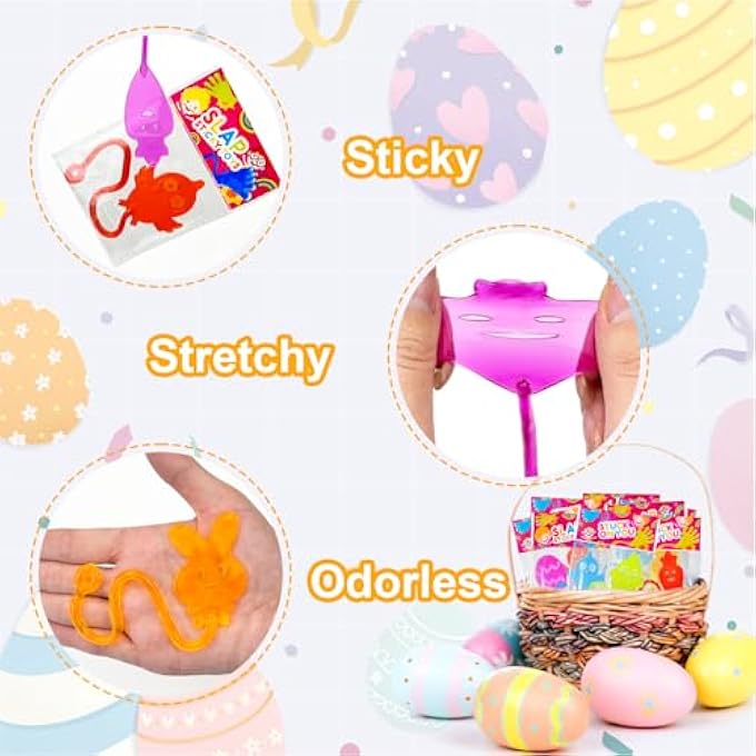 Leetous Easter Sticky Hands for Kids (42 Pack) - Image 4