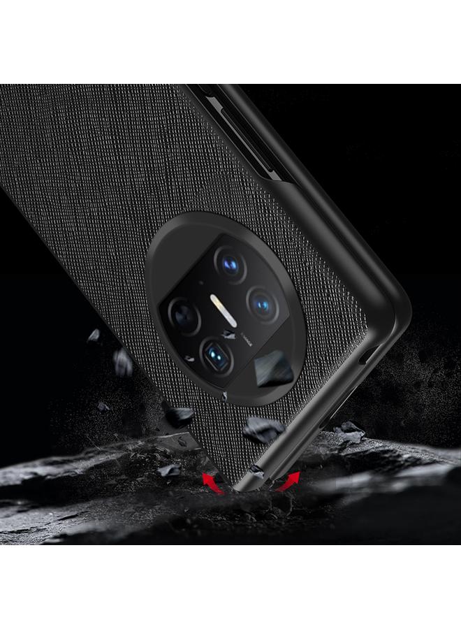 اس-توب جراب لهاتف Huawei Mate X3 Cross Texture، جراب هاتف شامل مقاوم للصدمات - Image 3