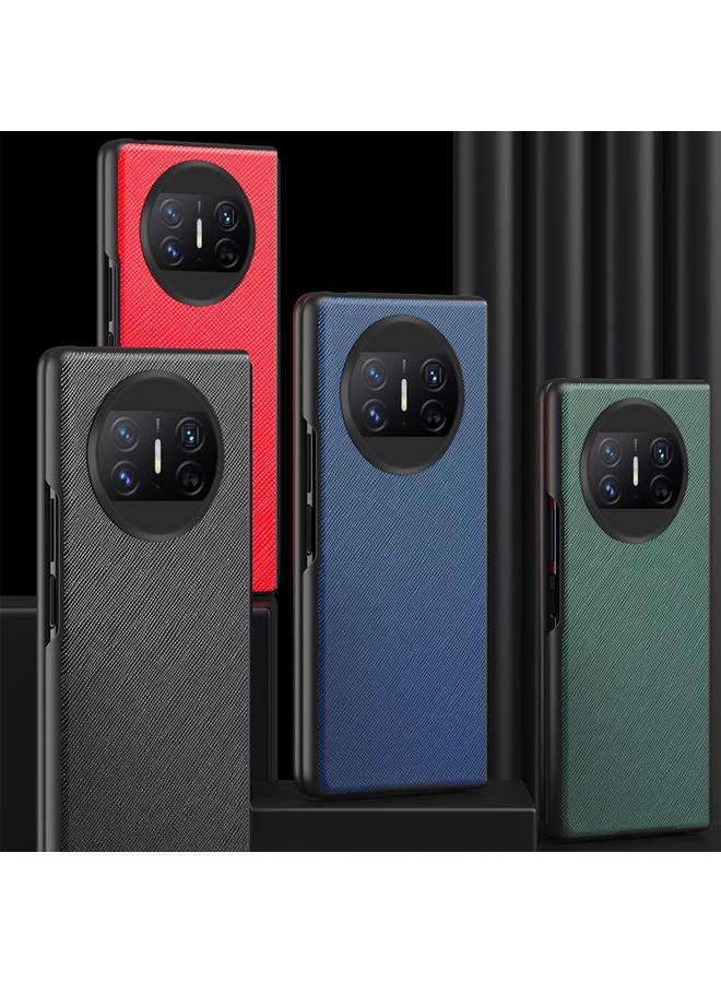 اس-توب جراب لهاتف Huawei Mate X3 Cross Texture، جراب هاتف شامل مقاوم للصدمات - Image 2