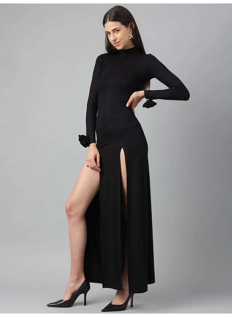 Ohsofly  Women’s Maxi Dress with Side Slit – Elegant Full-Length Dress for Women, Perfect for Parties, Vacations, Date Nights, Evening Events, Weddings, Beach Outings and Everyday Fashion for Women | Best Price UAE