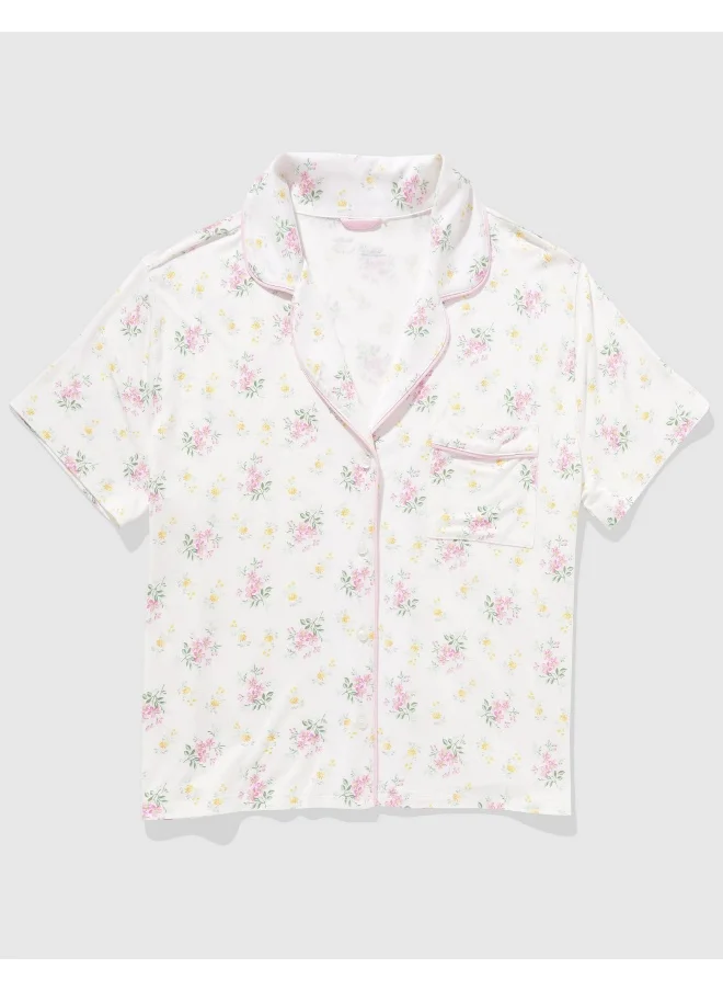 Aerie Aerie Real Soft® Short Sleeve Pajama Shirt