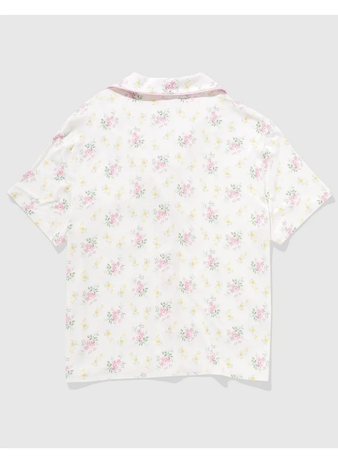 Aerie Aerie Real Soft® Short Sleeve Pajama Shirt