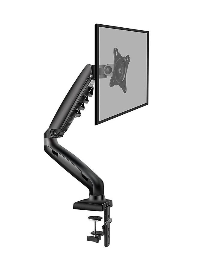 Arabest - حامل شاشة مكتبي فردي - حامل شاشة متحرك بالكامل مع زنبرك غاز لشاشة كمبيوتر LCD LED مقاس 17 إلى 30 بوصة مع حامل VESA قابل للتعديل بوزن 2-9 كجم - Image 1