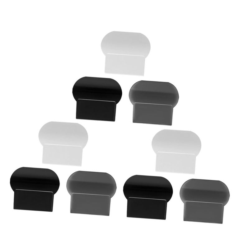 9 Pcs White Toilet Seat Lid Lifter Handle Easy Open Bathroom Accessory - Image 2