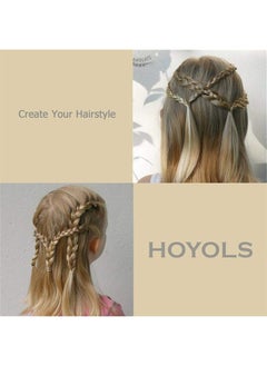 HOYOLS Clear Elastic Hair Rubber Bands, 1500pcs Mini Small Clear Ponytail Elastics Holders for Blond Kids Girls Hair No Crease Damage No Hurt 1 Inch  - Image 2