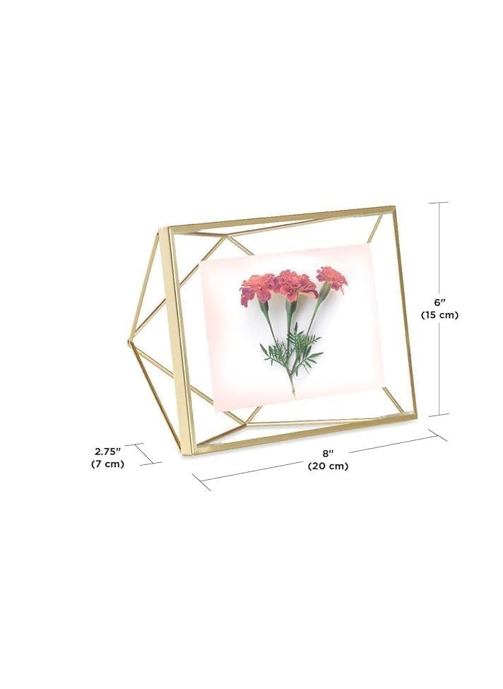 Decorhills Gallery Modern Gold Metal Photo Display Frame 4x6 Inch | Sleek Vertical Design | Durable Glass Cover | Wall-Mount & Tabletop | Elegant Gold Finish | Home & Office Decor  - Image 3