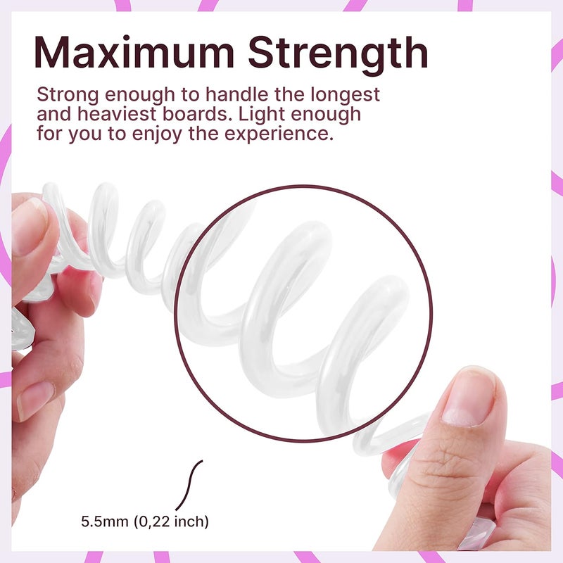 BPS New Zealand ‘Storm’ Bodyboard Leash – Premium Coil 4ft Coiled Wrist Boogie Board Leashes with Plug - Image 5