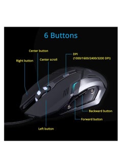 ZEBRONICS Zeb-Transformer Gaming Keyboard and Mouse Combo (USB, Braided Cable)  - Image 4
