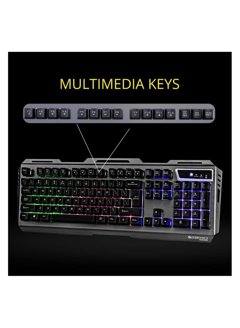 ZEBRONICS Zeb-Transformer Gaming Keyboard and Mouse Combo (USB, Braided Cable)  - Image 5