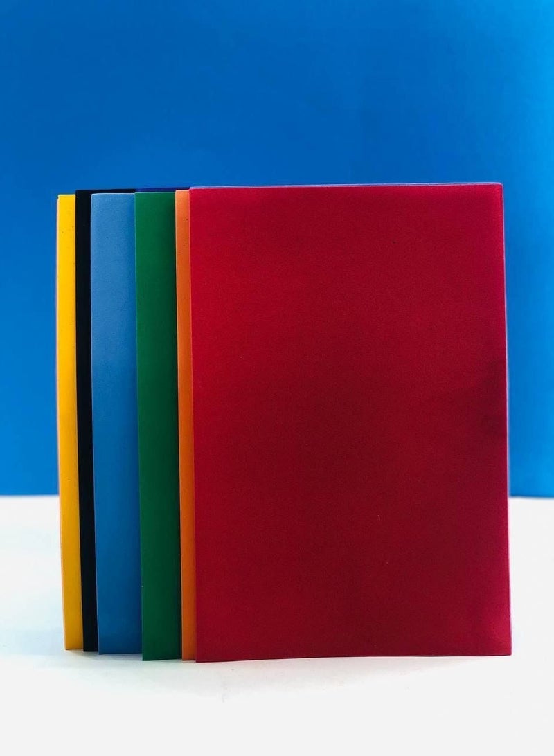 Plain colored foam A4 size Colored foam size: 20*30 cm Bag of 10 foam sheets