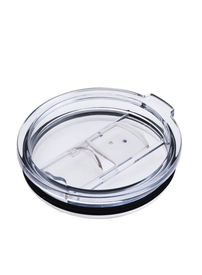 Creative 30oz Ice Bar Glass Cup Straw Cap 20oz  Cup Lid Logo Customizable Daily Kitchen Drinking Utensils-Color:Slide Cover-Capacity:20oz - Image 1