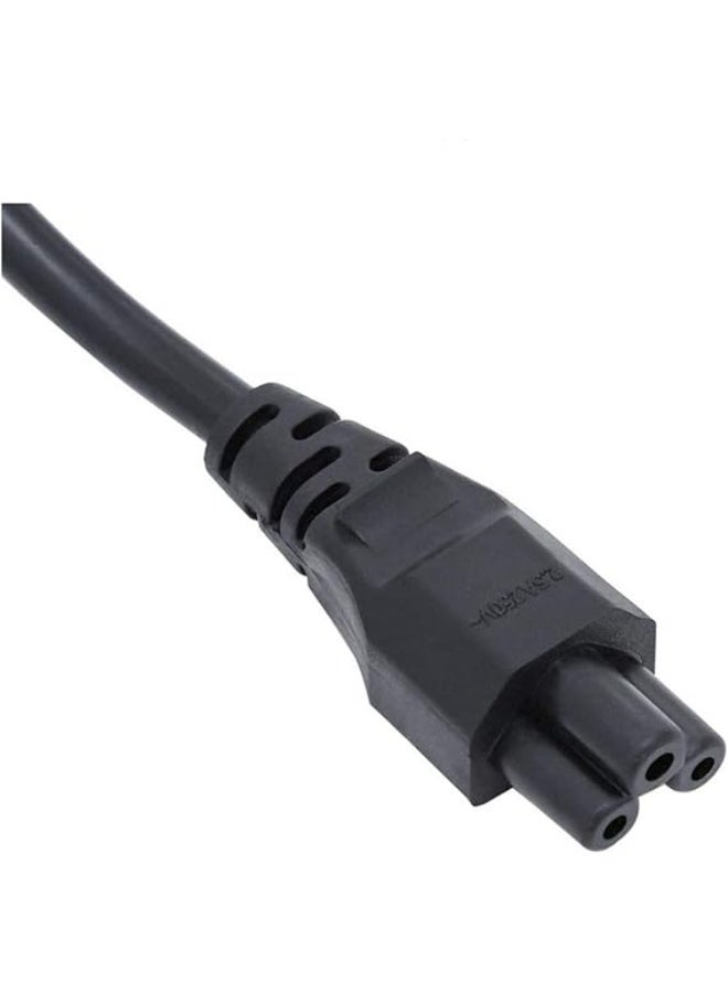 Smarties AE Universal 2-Prong Power Cable Cord (IEC C7 Figure-8) – Compatible with HP, Dell, Sony, Samsung, LG, PlayStation, and More – Durable & Safe AC Power Supply Cord