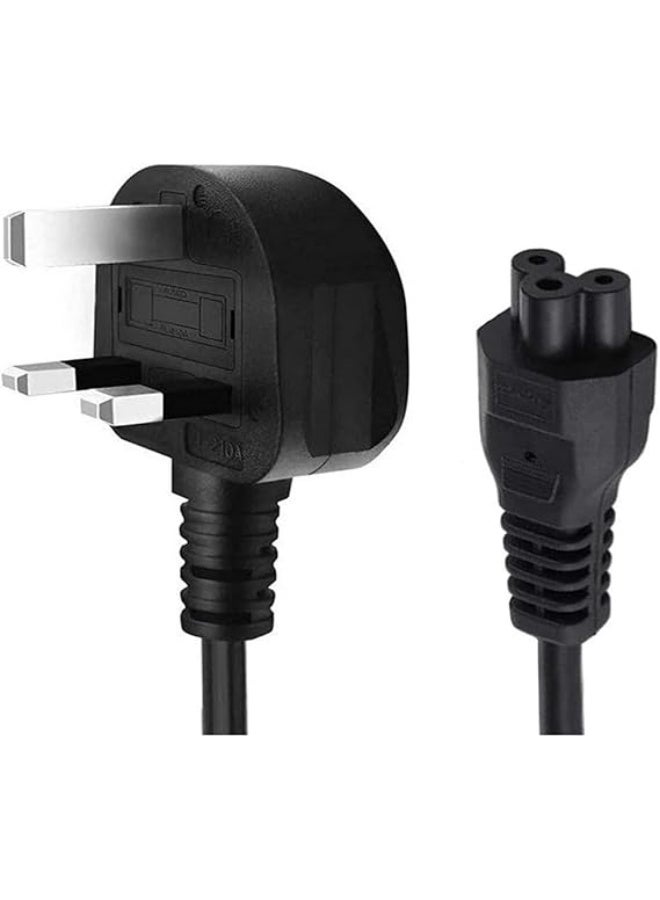 Smarties AE Universal 2-Prong Power Cable Cord (IEC C7 Figure-8) – Compatible with HP, Dell, Sony, Samsung, LG, PlayStation, and More – Durable & Safe AC Power Supply Cord  - Image 1