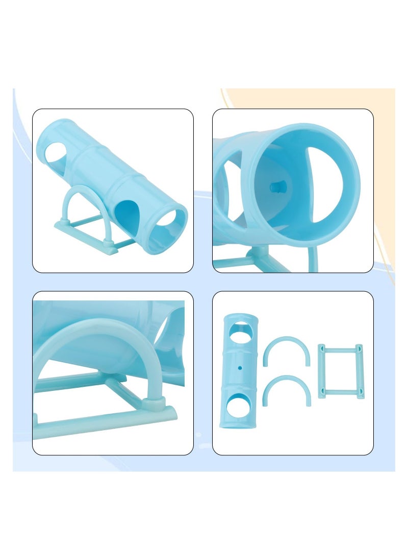 SYOSI Pet Tunnel Hamster Exercising Training Tube Toys Plastic Seesaw Tunnel Toy Hamster Mouse Hollow Tunnel Tube Toy Funny Exercise Gym Playground for Hmaster Dwarf Gerbil Small Pets  - Image 5