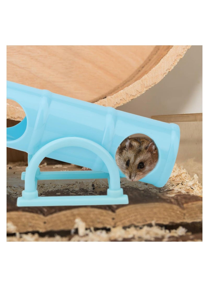 SYOSI Pet Tunnel Hamster Exercising Training Tube Toys Plastic Seesaw Tunnel Toy Hamster Mouse Hollow Tunnel Tube Toy Funny Exercise Gym Playground for Hmaster Dwarf Gerbil Small Pets  - Image 4