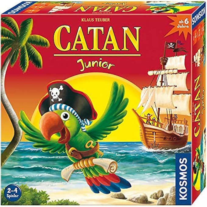 CATAN JUNIOR 697495 BOARD GAME FOR CHILDREN FROM 6 YEARS, CHILDREN'S PLAY VERSION OF SETTLERS OF CATAN, FAMILY GAME FOR 2-4 PEOPLE FROM 6 YEARS - Image 1