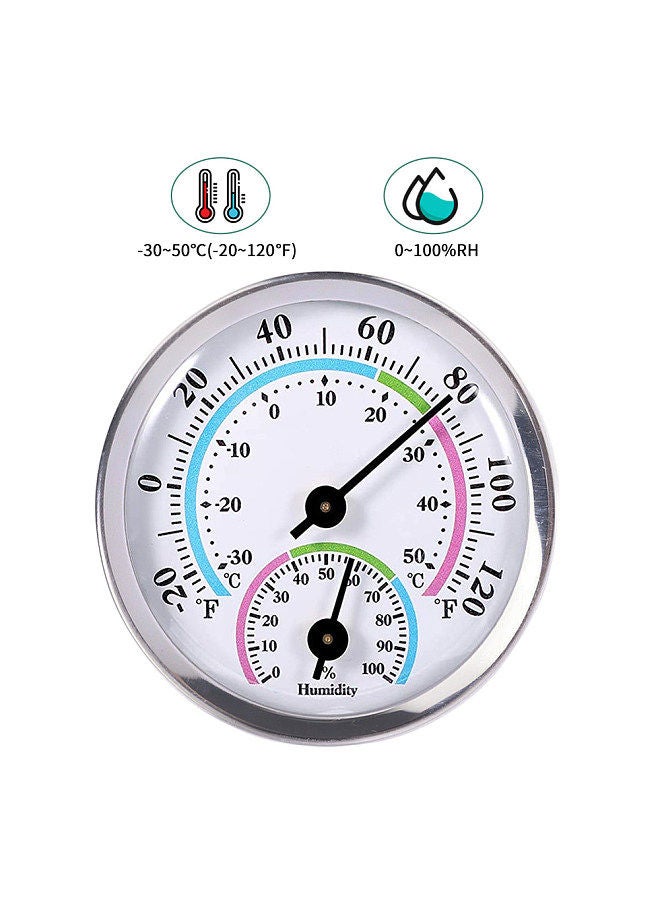 Portable Home Office Hygrometer Indoor Wireless Wall-mounted Humidity Meter and Temperature Meter 2-In-1 Temperature And Humidity Monitor