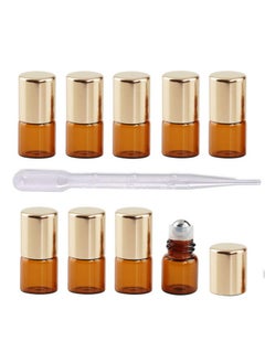 50Pcs 2Ml (5 8 Dram) Refillable Empty Diy Mini Travel Glass Roll On Bottles Essential Oils Roller Bottles Perfumes Cosmetic Sample Vials Jar Containers With Gold Lids And Stainless Steel Roller Ball - pzsku/Z993BD963B740E174AA11Z/45/_/1706506244/decb69a4-314c-43f4-b833-5f395f22f043