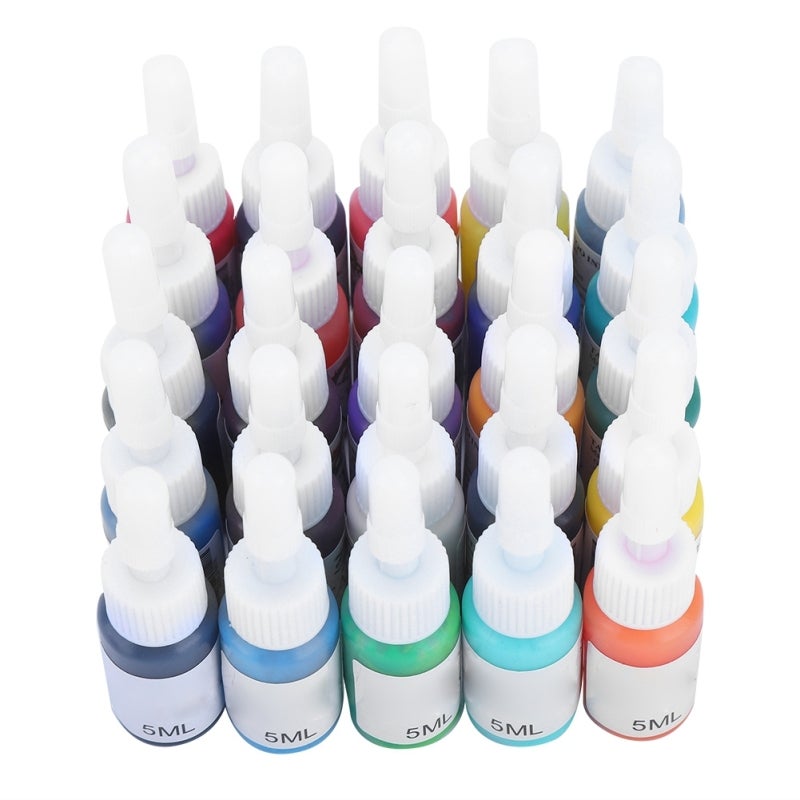 Microblading Tattoo Ink: 1 Set Natural Plant Extract Formula, Non-Irritation Fast Coloring, Professional Tattoo Pigment - Bright Non-Discoloration Long-Lasting, Tattoo Practice Ink for Beginners And P - Image 2