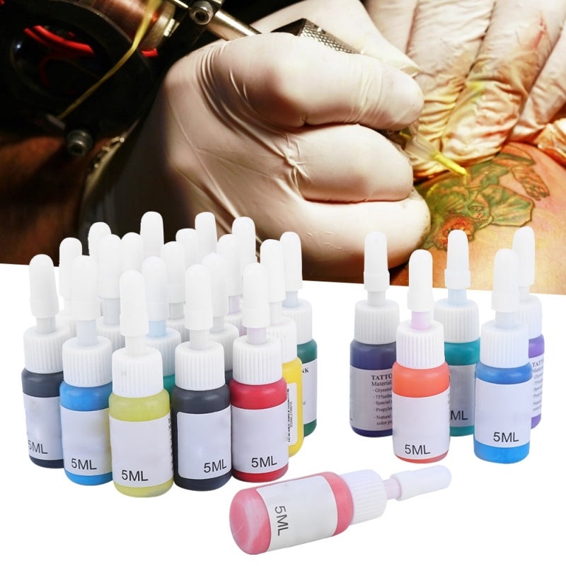 Microblading Tattoo Ink: 1 Set Natural Plant Extract Formula, Non-Irritation Fast Coloring, Professional Tattoo Pigment - Bright Non-Discoloration Long-Lasting, Tattoo Practice Ink for Beginners And P - Image 5