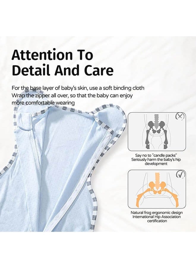 AnnuoYi - Baby Swaddle Wrap,Newborn Swaddle Blanket Wrap, 100% Breathable Cotton Swaddlers Sleep Sack,Newborn Essentials Softness Plush Baby Sleeping Receiving Blanket For Babies 6-12 Months - Image 1