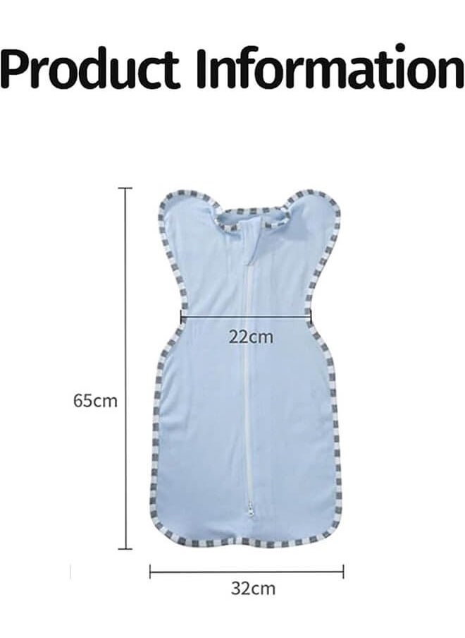 AnnuoYi - Baby Swaddle Wrap,Newborn Swaddle Blanket Wrap, 100% Breathable Cotton Swaddlers Sleep Sack,Newborn Essentials Softness Plush Baby Sleeping Receiving Blanket For Babies 6-12 Months - Image 1