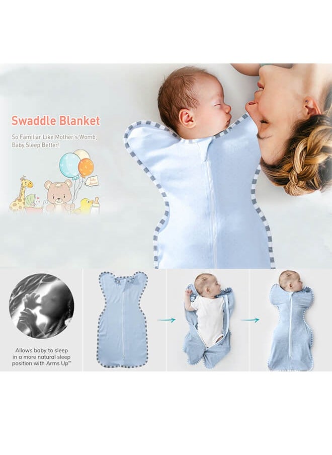 AnnuoYi - Baby Swaddle Wrap,Newborn Swaddle Blanket Wrap, 100% Breathable Cotton Swaddlers Sleep Sack,Newborn Essentials Softness Plush Baby Sleeping Receiving Blanket For Babies 6-12 Months - Image 1