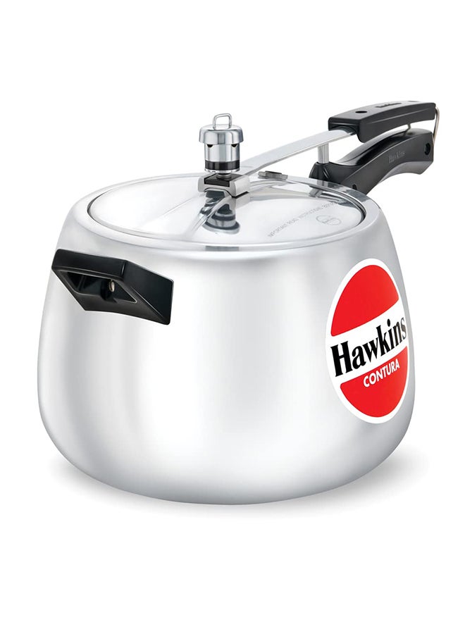 Hawkins طباخ ضغط ألمنيوم كونتورا، غطاء داخلي (HC60)، فضي - Image 1